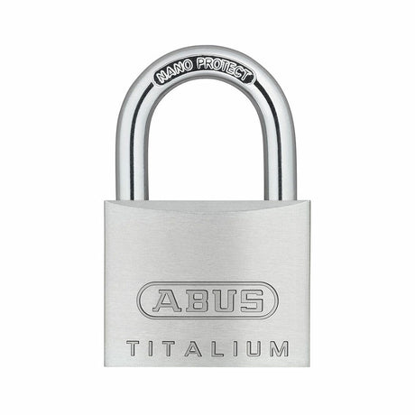 Key padlock ABUS Titalium 64ti/50 Steel Aluminium normal (5 cm)-0