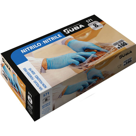 Disposable Gloves JUBA Box Powder-free Blue Nitrile (100 Units)-1