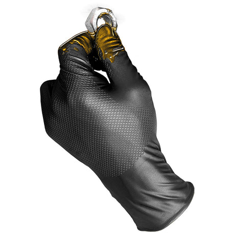 Disposable Gloves JUBA Box Powder-free Black Nitrile (50 Units)-0