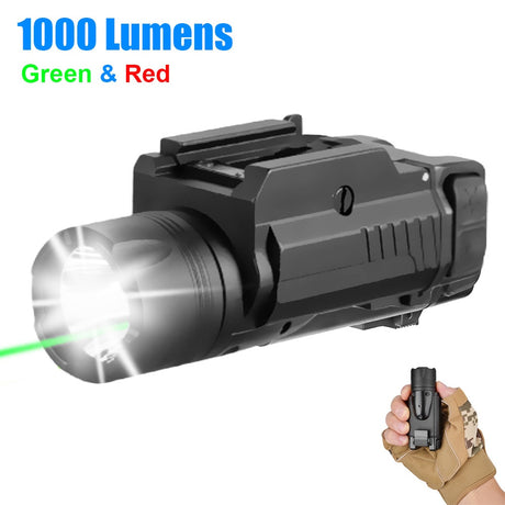 1000 Lumens Tactical LED Weapon Gun Light Military Airsoft-0