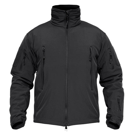 Jackets Men Winter Softshell Fleece Tactical Jackets Army Military Hooded Coats Waterproof Windbreaker Hike Clothing-3