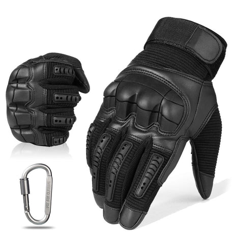 Touchscreen Leather Motorcycle Gloves Motocross Moto Motorbike Pit Biker Enduro Protective Gear Racing Full Finger Glove Men-0