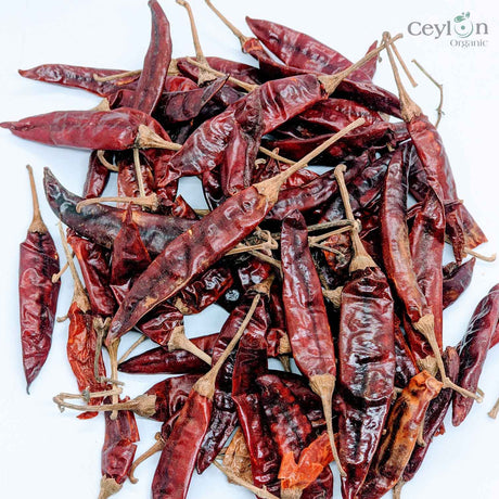 2kg+ Dried Red Chilli Pods - The Perfect Ingredient for Curries, Salsas, and Stir-Fries  | Ceylon  Organic-1