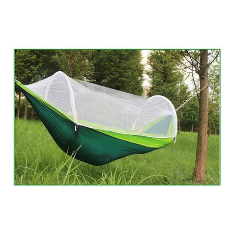 2 Person Portable Outdoor Mosquito Net 260x150cm Parachute Hammock Camping Hanging Sleeping Bed Swing Double Chair Hanging Bed-1
