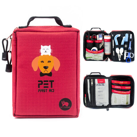Dog First Aid Kit 160pcs Medical Case-0