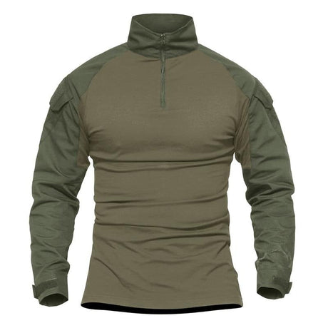 Tactical t shirts Men Military Army Green Rip-stop SWAT Combat Shirts Spring Long Sleeve Airsoft  Hunt Shirts-0