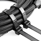 Black Cable Ties Self Locking Heavy Nylon Wire Wrap Zip Ties ~5359-0