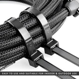 Black Cable Ties Self Locking Heavy Nylon Wire Wrap Zip Ties ~5359-5