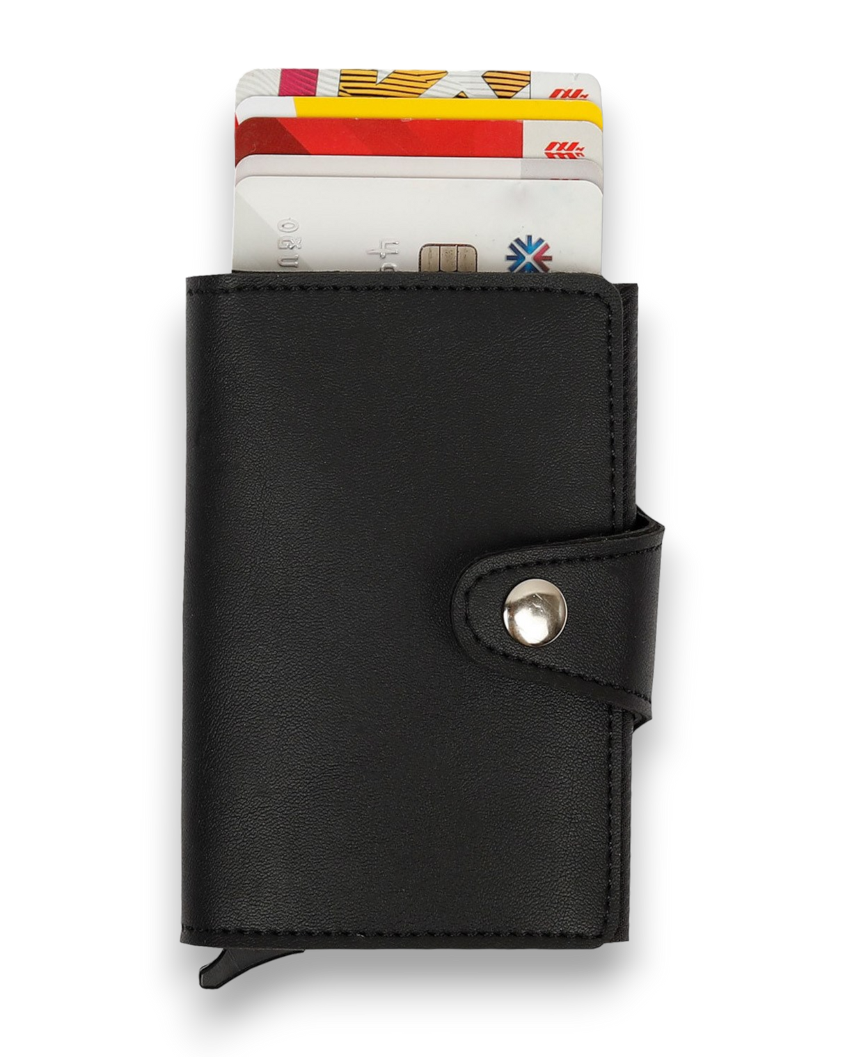 Konk - Synthetic Leather RFID Protection Pop-op Cardholder-0