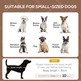PawHut Raised Dog Bed Waterproof Elevated Pet Cot with Breathable Mesh UV Protection Canopy Coffee, for Small Dogs, 61 x 46 x 62cm-3