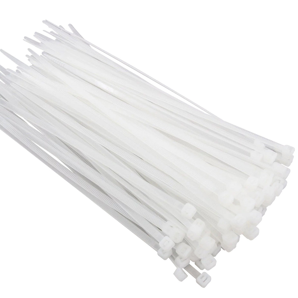 Self Locking White Cable Ties Heavy Nylon Wire Wrap Zip Ties ~5360-8