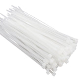 Self Locking White Cable Ties Heavy Nylon Wire Wrap Zip Ties ~5360-8