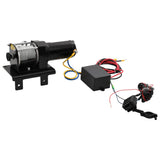 vidaXL Electric Winch 3000 lb Plate Roller Fairlead Wireless Remote Control-1