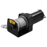 vidaXL Electric Winch 3000 lb Plate Roller Fairlead Wireless Remote Control-2