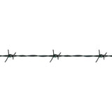vidaXL Barbed Wire Entanglement Wire Green Wire Roll 328.1'-2