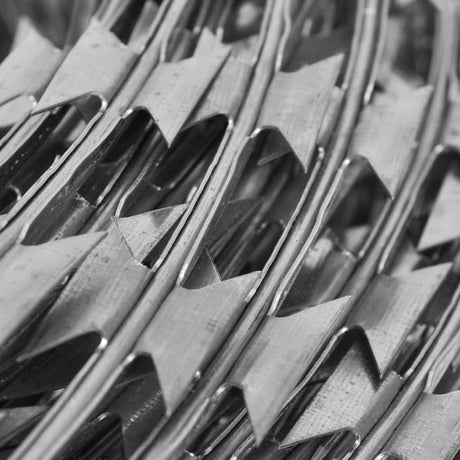 vidaXL Razor Wire Garden Helical Wire Fence Concertina Wire Galvanized Steel-21