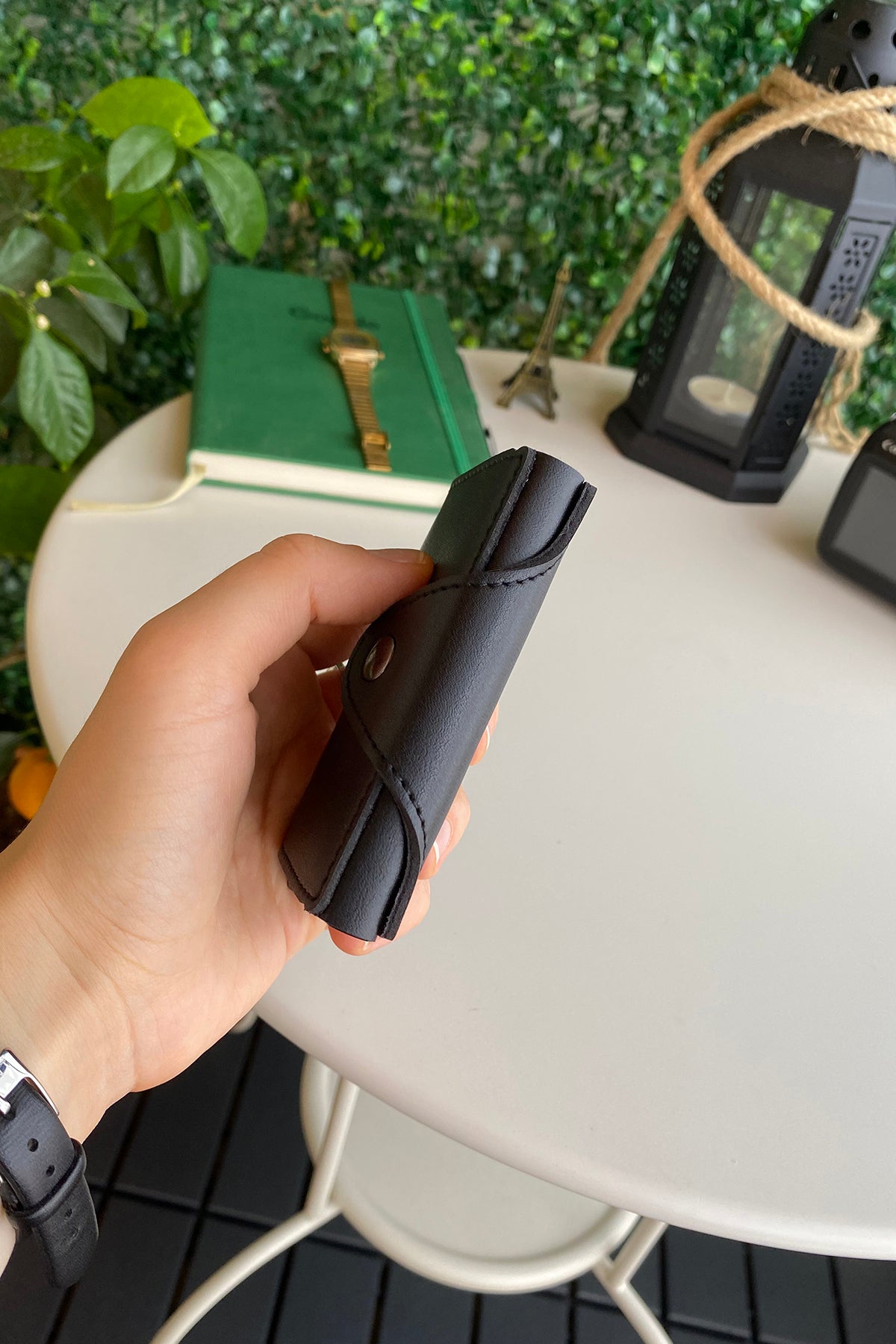 Konk - Synthetic Leather RFID Protection Pop-op Cardholder-43