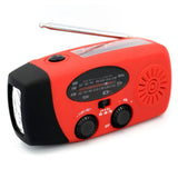 AM/FM/NOAA Emergency Radio 2000mAh Solar Power Hand Crank Radio Global receiver High Quality LED Torch Reading Light SOS Alarm