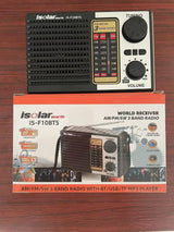 Solar charging emergency radio Multi band radio dynamo radio wireless Bluetooth speaker supports FM / AM / SW two way radio