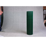 PVC Coated Welded Wire Mesh Fencing Chicken Poultry Aviary Fence Run Hutch Pet Rabbit 30m Dark Green-7