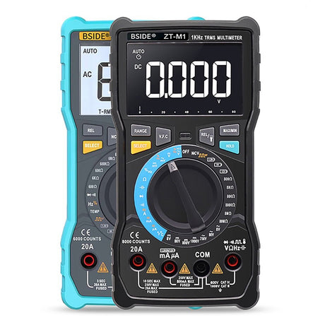 Digital Multimeter Profesional True RMS 8000 Analogue Tester 20A Current DC AC Voltage Capacitance VFC ohm battery Hz test-1