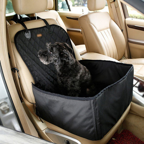 Dog Car Front Seat Cover Protector 2 in 1 Carrier for Dogs Folding Cat Car Booster Seat Cover Anti-Slip Pet Car Carrier Suppiles-1