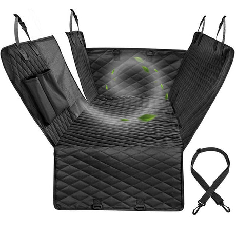 Dog Car Seat Cover For Car Rear Back Seat Waterproof Pet Dog Travel Mat Pet Cat Dog Carrier Dog Car Hammock Cushion Protector-2