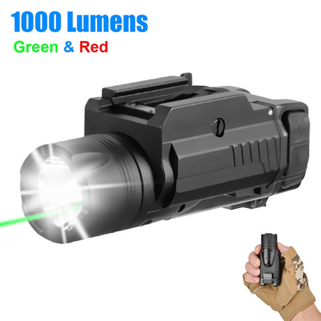 1000 Lumens Tactical LED Weapon Gun Light Military Airsoft-0