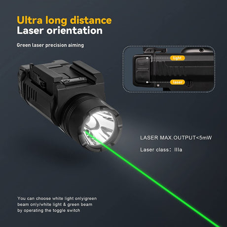 1000 Lumens Tactical LED Weapon Gun Light Military Airsoft-1