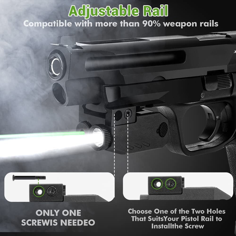 Tactical LED Weapon Gun Light Red Laser Sight Airsoft-3