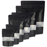 Reclosable Zip Lock Bags Kitchen Organizer Bags Stand Up Biscuits Pouches Eco Aluminum Foil Mylar Plastic Bags With Clear Window-0
