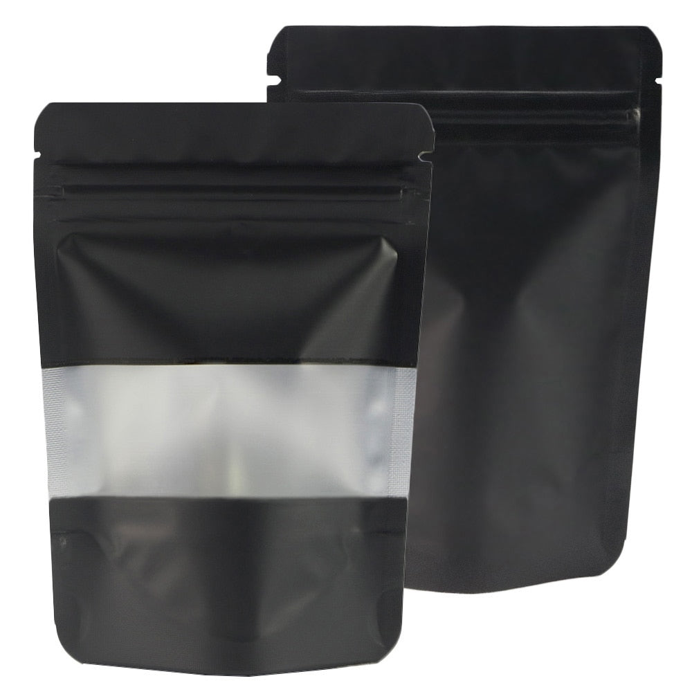 Reclosable Zip Lock Bags Kitchen Organizer Bags Stand Up Biscuits Pouches Eco Aluminum Foil Mylar Plastic Bags With Clear Window-7