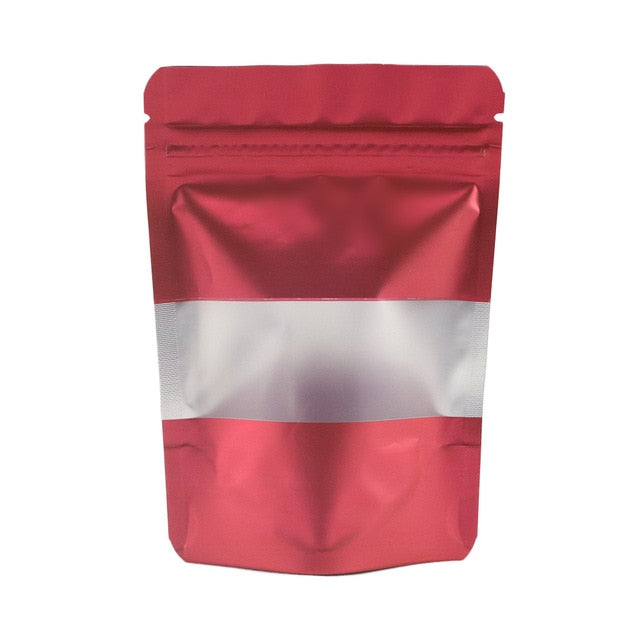 Reclosable Zip Lock Bags Kitchen Organizer Bags Stand Up Biscuits Pouches Eco Aluminum Foil Mylar Plastic Bags With Clear Window-13