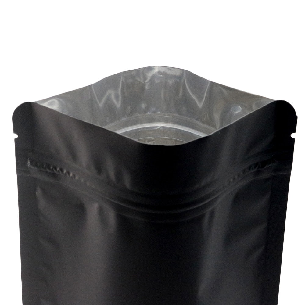 Reclosable Zip Lock Bags Kitchen Organizer Bags Stand Up Biscuits Pouches Eco Aluminum Foil Mylar Plastic Bags With Clear Window-5