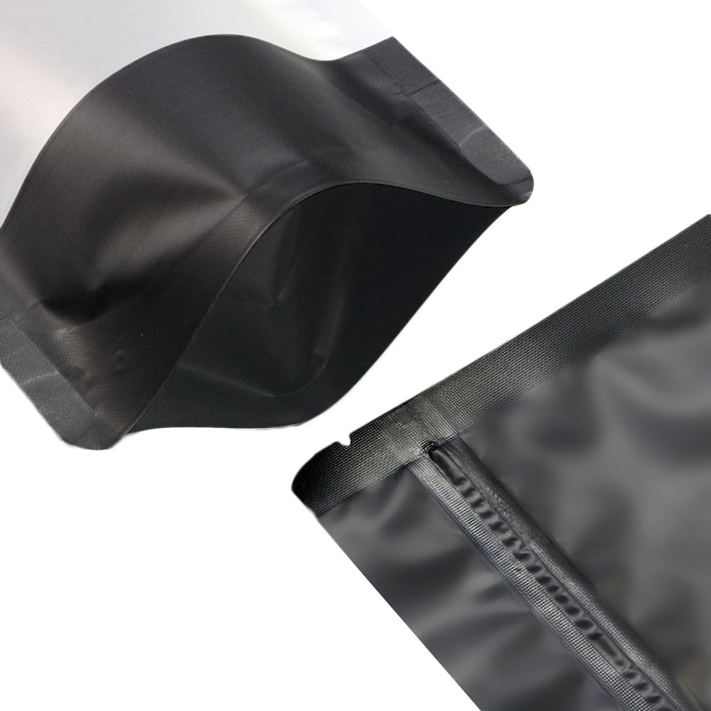 Reclosable Zip Lock Bags Kitchen Organizer Bags Stand Up Biscuits Pouches Eco Aluminum Foil Mylar Plastic Bags With Clear Window-3