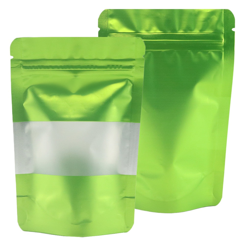 Reclosable Zip Lock Bags Kitchen Organizer Bags Stand Up Biscuits Pouches Eco Aluminum Foil Mylar Plastic Bags With Clear Window-11