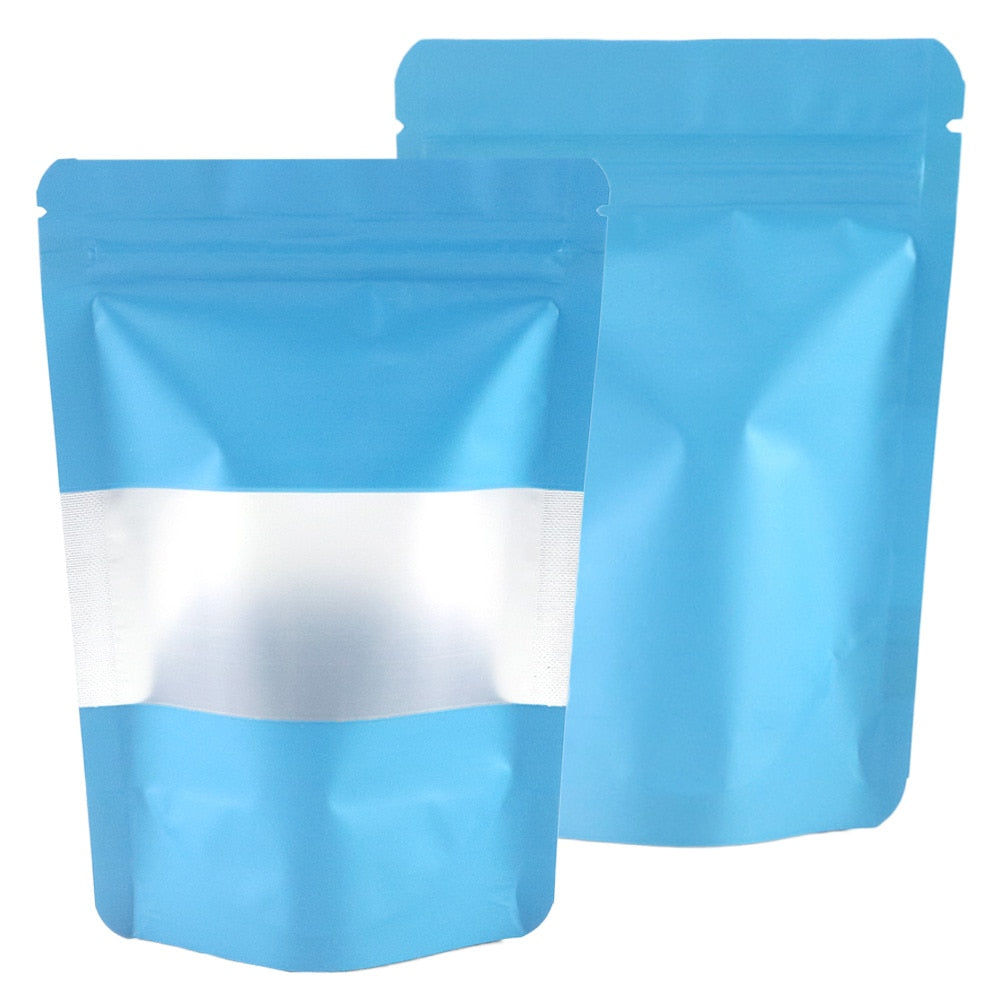 Reclosable Zip Lock Bags Kitchen Organizer Bags Stand Up Biscuits Pouches Eco Aluminum Foil Mylar Plastic Bags With Clear Window-18