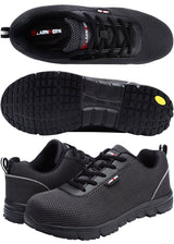 Men Steel Toe Safety Shoes For Men Lightweight Breathable Work Shoes Men's Security Footwear Protective Sneaker-6