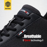 Men Steel Toe Safety Shoes For Men Lightweight Breathable Work Shoes Men's Security Footwear Protective Sneaker-17