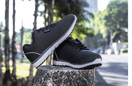 Men Steel Toe Safety Shoes For Men Lightweight Breathable Work Shoes Men's Security Footwear Protective Sneaker-21