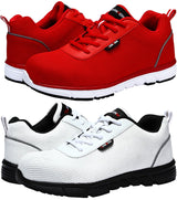 Men Steel Toe Safety Shoes For Men Lightweight Breathable Work Shoes Men's Security Footwear Protective Sneaker-8