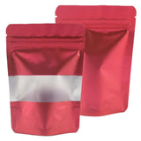 Reclosable Zip Lock Bags Kitchen Organizer Bags Stand Up Biscuits Pouches Eco Aluminum Foil Mylar Plastic Bags With Clear Window-2