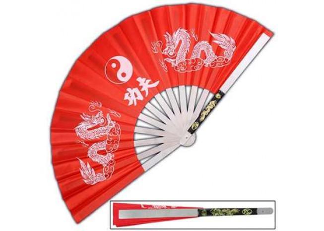 Tessen-Jutsu Iron Fan Weapon Dragon Red-0