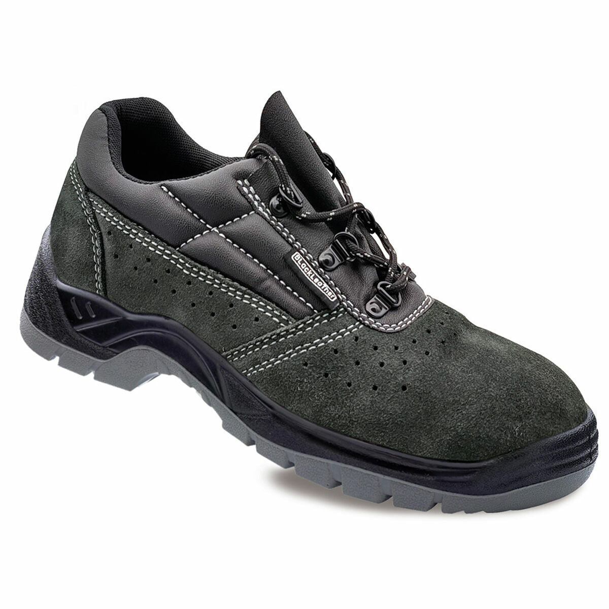 Safety shoes s1p src Blackleather Suede Grey-0