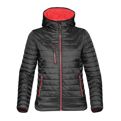 Stormtech Women's Gravity Thermal Shell - Black/True Red-0