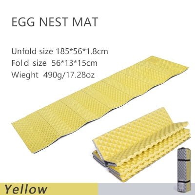 Camping Mat Portable Sleeping Pad Picnic Foam Bed Mattress Travel Trekking Equipment Blanket  Waterproof Moistureproof-8