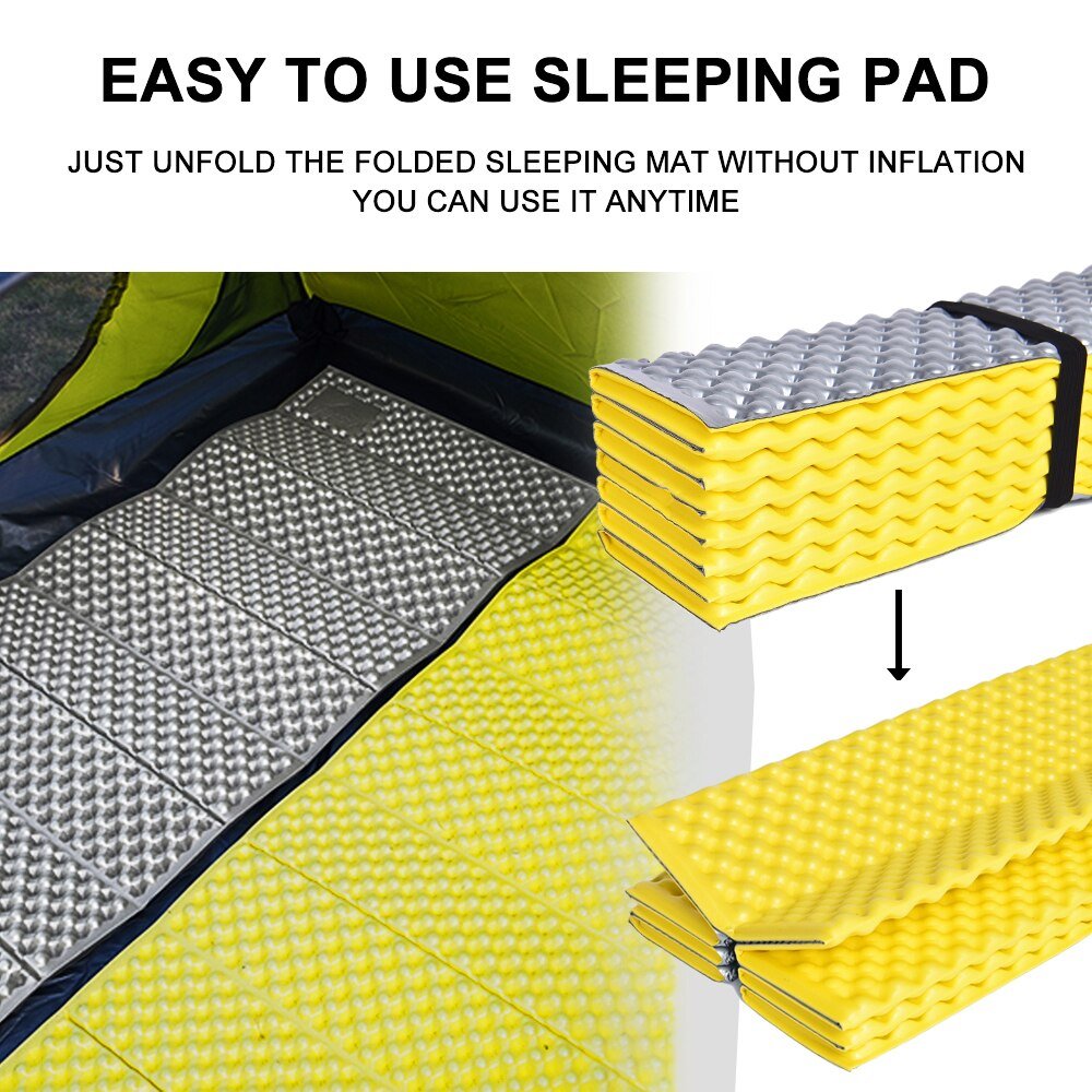 Camping Mat Portable Sleeping Pad Picnic Foam Bed Mattress Travel Trekking Equipment Blanket  Waterproof Moistureproof-2