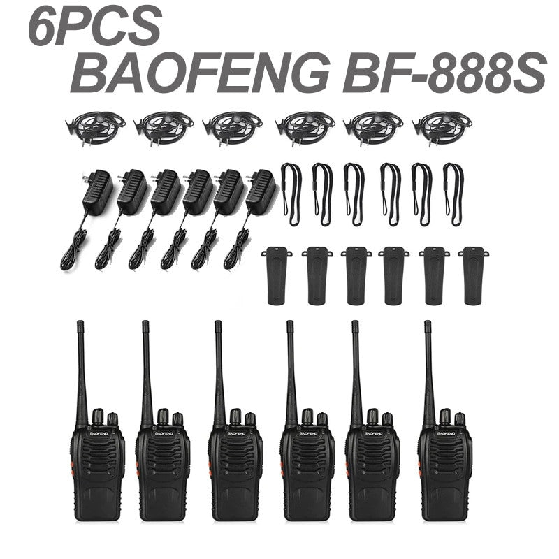 long distance hand-held walkie talkie construction site security team-8