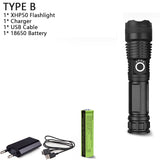 250000cd 1000m XHP90.2 most powerful led flashlight usb Zoom Tactical torch-7