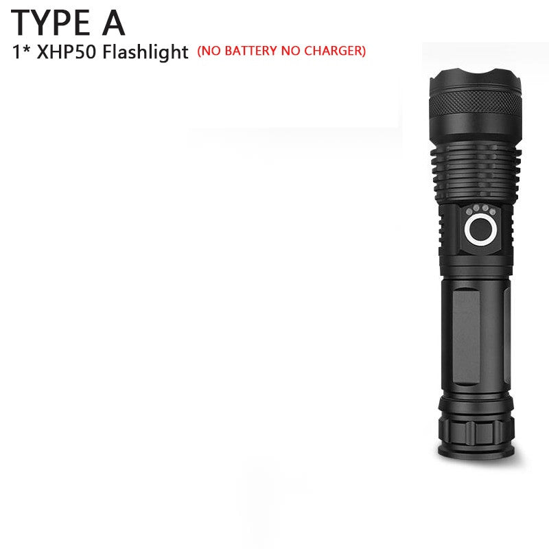 250000cd 1000m XHP90.2 most powerful led flashlight usb Zoom Tactical torch-6